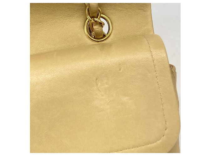 Chanel Matelassé Schultertasche Beige - Ansicht 9