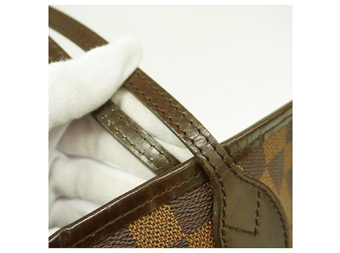 Borsa Tote Louis Vuitton Damier Neverfull MM N51105 Ebene Damier ebene - vista 10