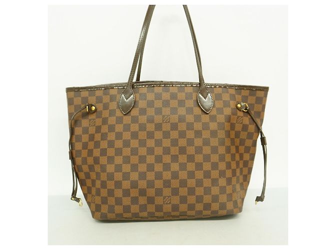 Borsa Tote Louis Vuitton Damier Neverfull MM N51105 Ebene Damier ebene - vista 12