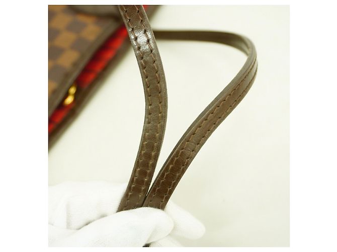 Borsa Tote Louis Vuitton Damier Neverfull MM N51105 Ebene Damier ebene - vista 8