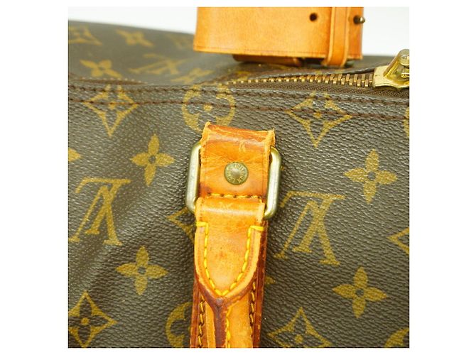 Keepall Borsa Boston Louis Vuitton Marrone - vista 11