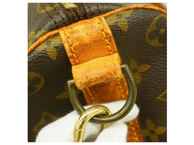 Keepall Borsa Boston Louis Vuitton Marrone - vista 12