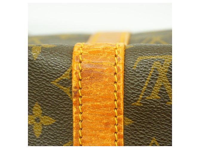 Keepall Borsa Boston Louis Vuitton Marrone - vista 7