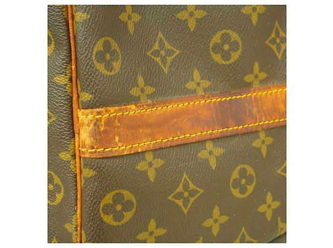 Keepall Borsa Boston Louis Vuitton Marrone - vista 8