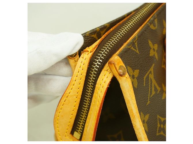 Borsa Louis Vuitton Monogram Popincourt M40009 Marrone - vista 8