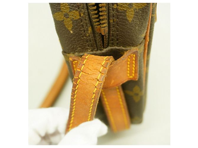 Bolsa de Ombro Louis Vuitton Monogram Jeune Fille MM Marrom - vista 6