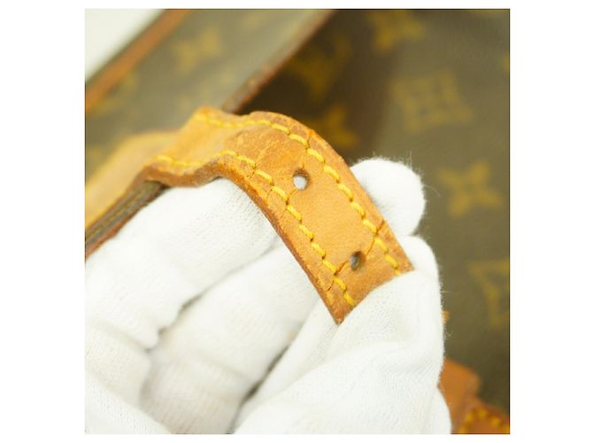 Bolsa de Ombro Louis Vuitton Monogram Jeune Fille MM Marrom - vista 7