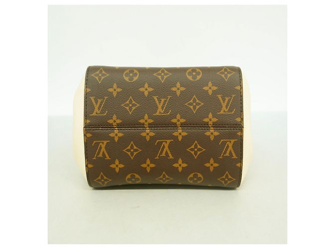Borsa Louis Vuitton Monogram Fold Tote PM Marrone Crudo Fuschia - vista 3