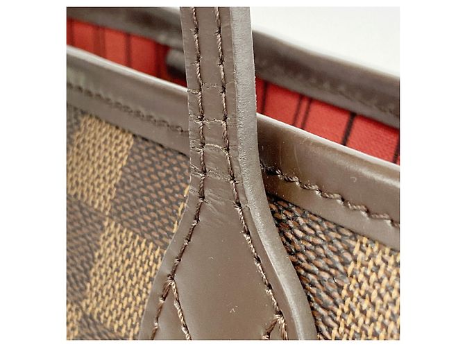 Borsa Tote Louis Vuitton Damier Neverfull PM N40600 Ebene Damier ebene - vista 11