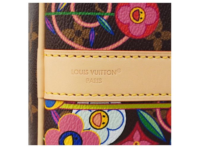 Louis Vuitton Boston Monogram Keepall Bandoulière 45 Marrone Multicolore - vista 5
