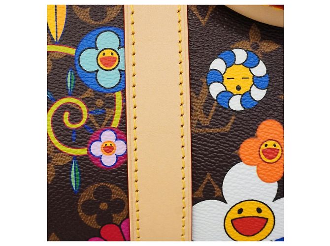 Louis Vuitton Boston Monogram Keepall Bandoulière 45 Marrone Multicolore - vista 7