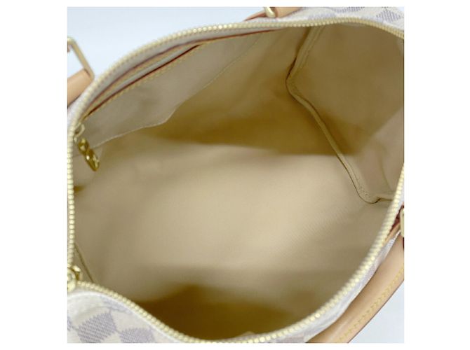 Borsa Louis Vuitton Damier Azur Speedy 30 Bianco - vista 4