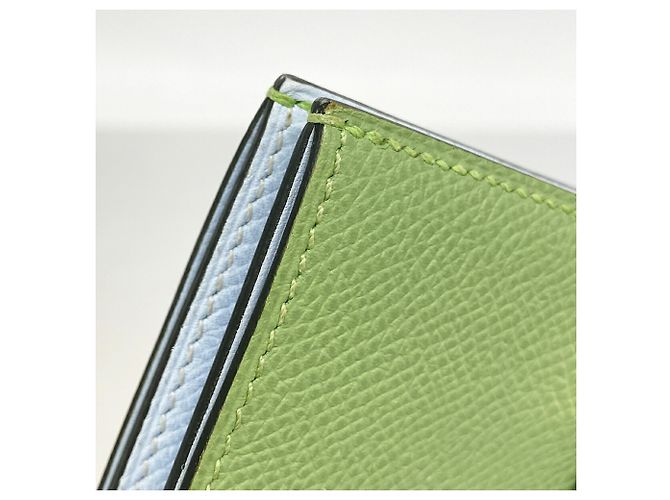 Hermès Cartera Hermes Bearn Compact Verso Verde - vista 7