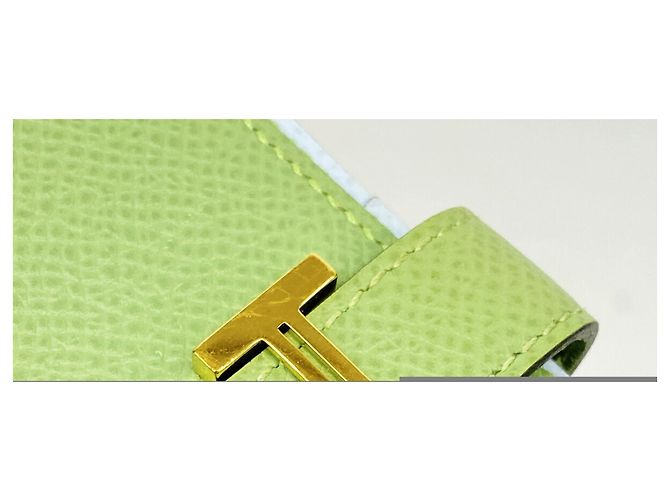Hermès Cartera Hermes Bearn Compact Verso Verde - vista 8