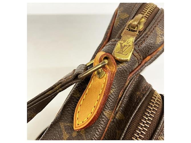 Borsa a tracolla Louis Vuitton Monogram Amazon Marrone - vista 9