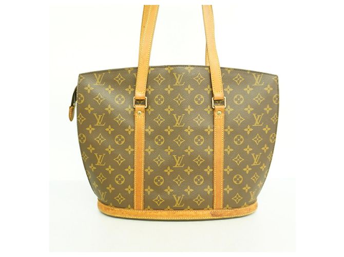 Borsa Tote Louis Vuitton Monogram Babylon Marrone - vista 13