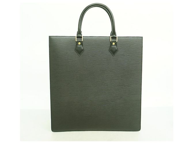 Louis Vuitton Epi Sac Plat Tote Bag Nero - vista 10