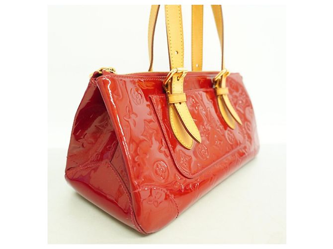 Borsa Louis Vuitton Vernis Rosewood Avenue Rosso - vista 2