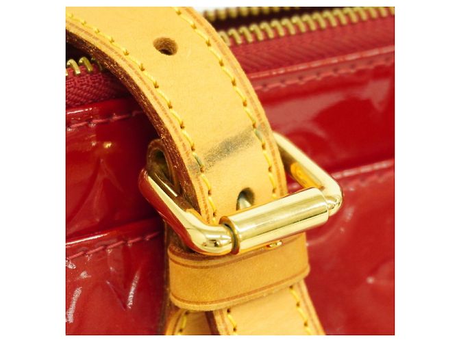 Borsa Louis Vuitton Vernis Rosewood Avenue Rosso - vista 7