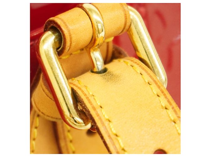 Borsa Louis Vuitton Vernis Rosewood Avenue Rosso - vista 9