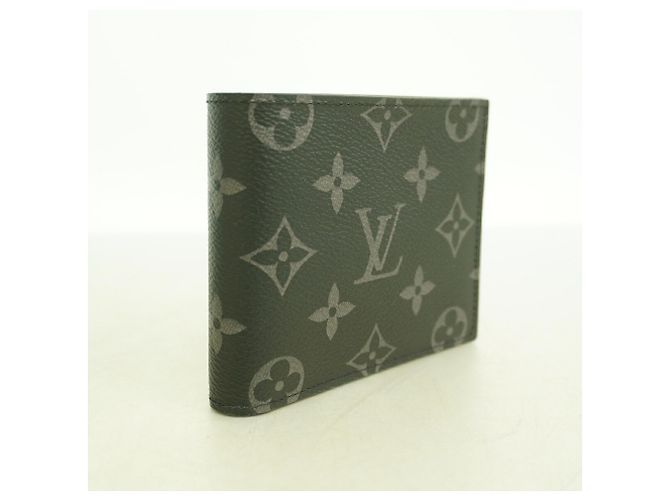 Louis Vuitton Monogram Eclipse Portefeuille Marco NM Wallet Nero - vista 2