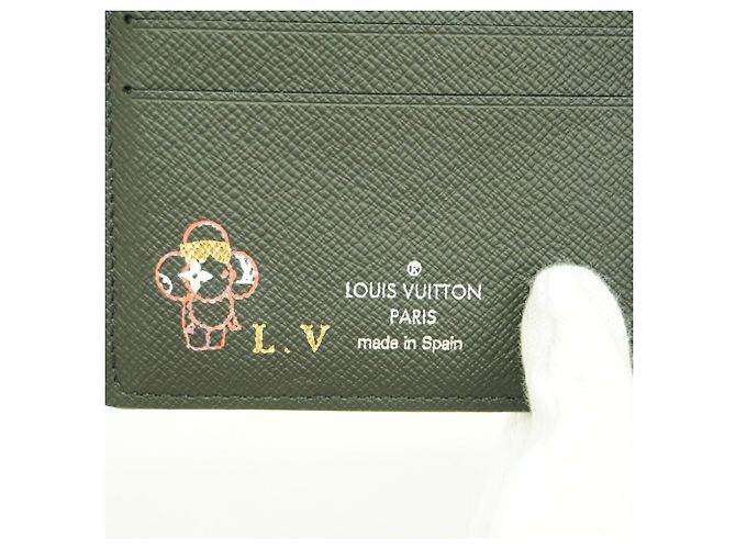 Louis Vuitton Monogram Eclipse Portefeuille Marco NM Wallet Nero - vista 4