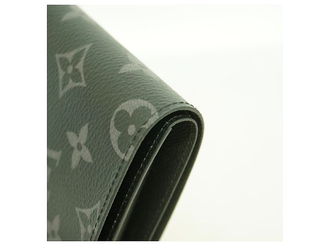 Louis Vuitton Monogram Eclipse Portefeuille Marco NM Wallet Nero - vista 7