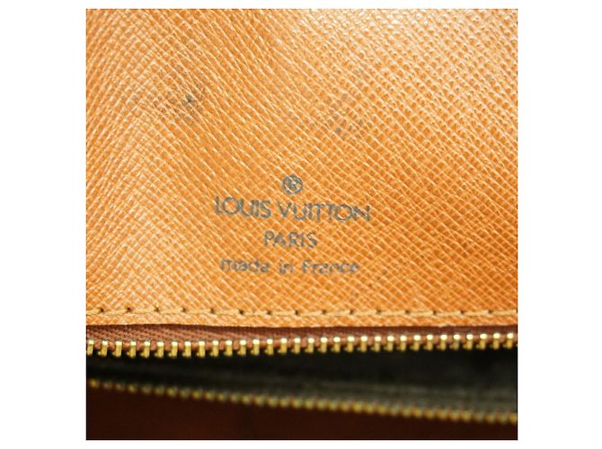 Borsa Louis Vuitton Monogram Portedocuments Voyage Marrone - vista 5