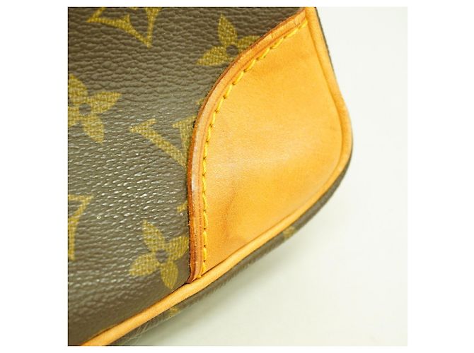 Borsa Louis Vuitton Monogram Portedocuments Voyage Marrone - vista 9