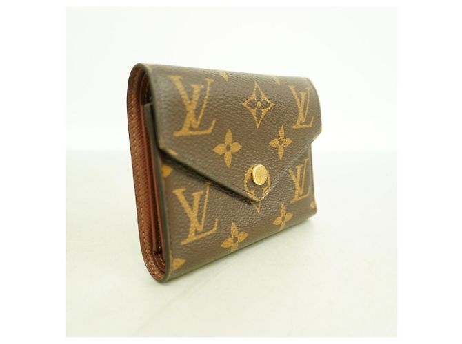 Portafoglio Louis Vuitton Tri-fold Marrone - vista 2