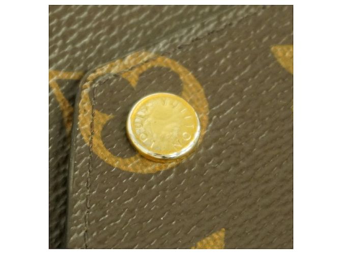 Portafoglio Louis Vuitton Tri-fold Marrone - vista 8