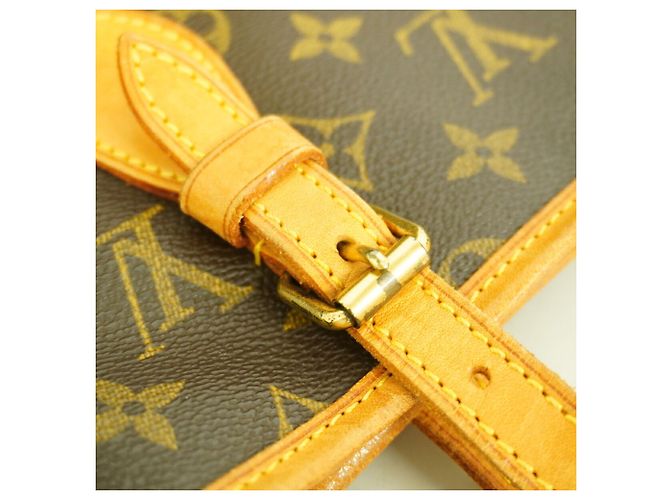 Borsa Tote Louis Vuitton Monogram Bucket PM Marrone - vista 10