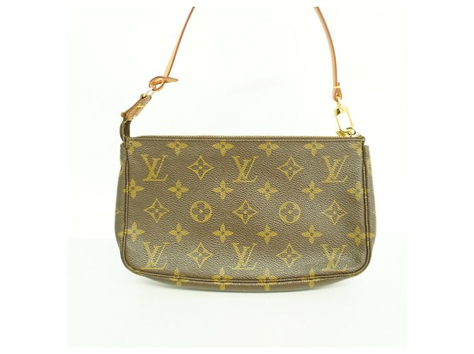 Louis Vuitton Monogram Pochette Accessoires Bag/Pouch Marrone - vista 10