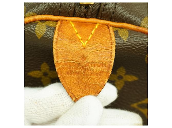 Louis Vuitton Boston Monogram Keepall 50 Marrone - vista 5