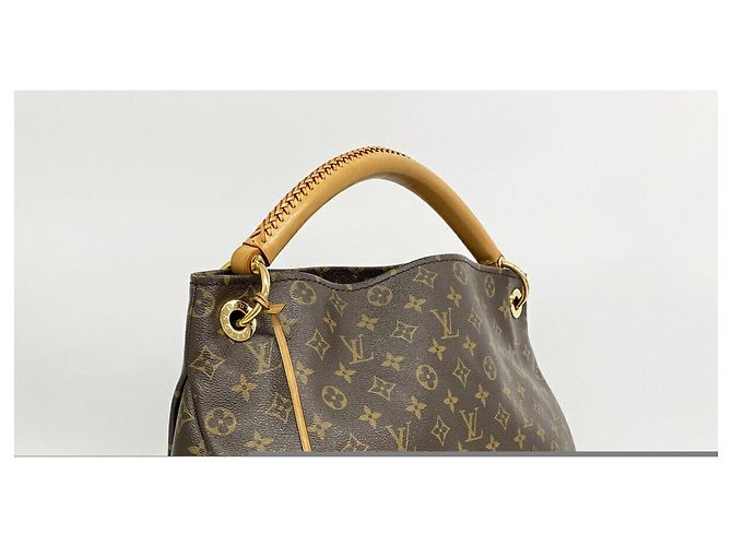 Borsa a tracolla Louis Vuitton Monogram Artsy MM Marrone - vista 2