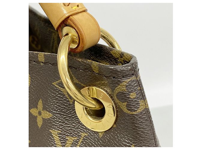 Borsa a tracolla Louis Vuitton Monogram Artsy MM Marrone - vista 8