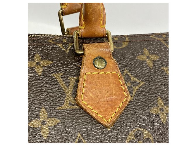 Borsa Louis Vuitton Monogram Speedy 35 Marrone - vista 10