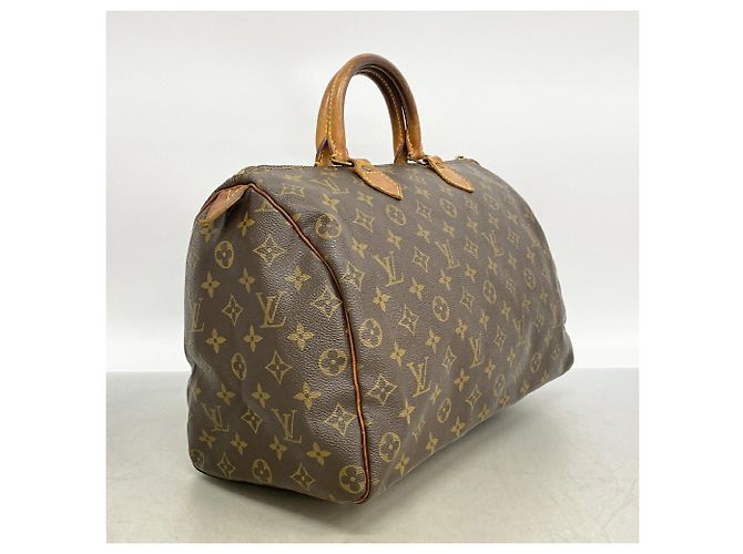 Borsa Louis Vuitton Monogram Speedy 35 Marrone - vista 2