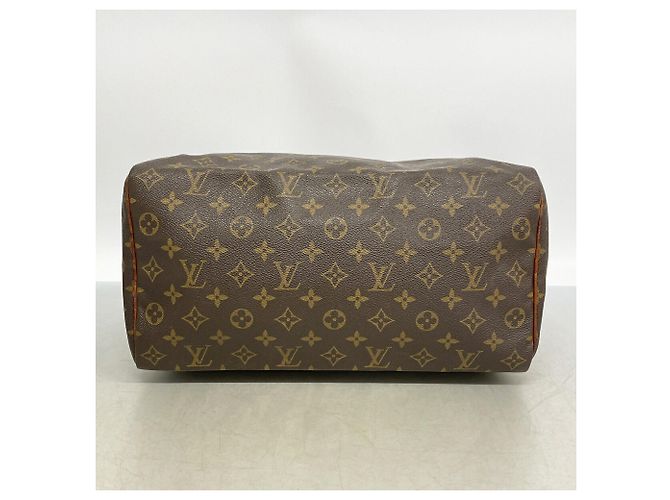 Borsa Louis Vuitton Monogram Speedy 35 Marrone - vista 3