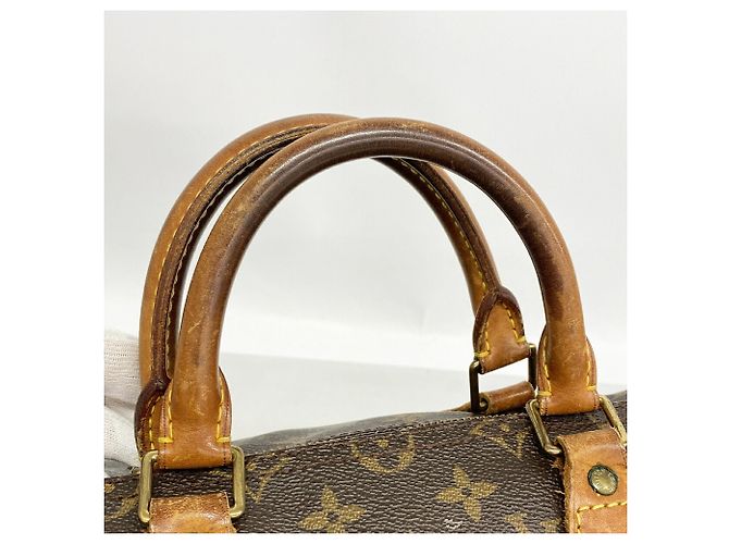 Borsa Louis Vuitton Monogram Speedy 35 Marrone - vista 7
