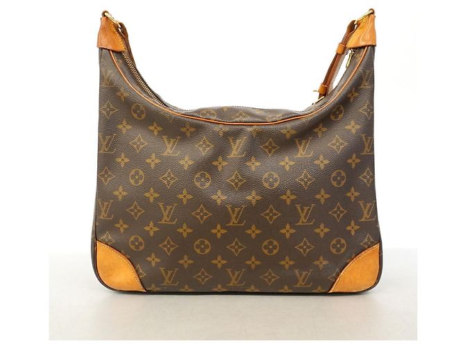Borsa a tracolla Louis Vuitton Monogram Boulogne 35 Marrone - vista 11