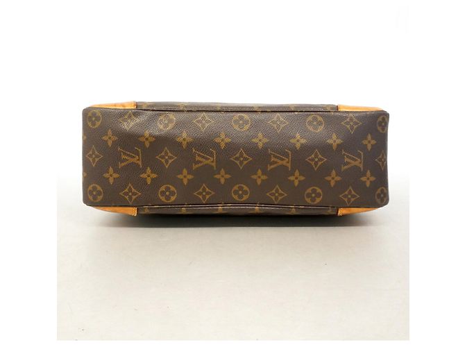 Borsa a tracolla Louis Vuitton Monogram Boulogne 35 Marrone - vista 3