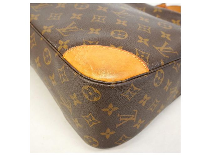 Borsa a tracolla Louis Vuitton Monogram Boulogne 35 Marrone - vista 6