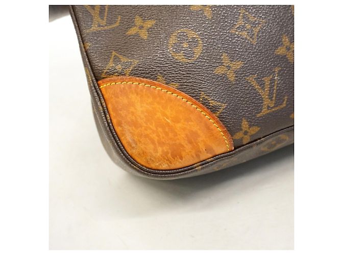 Borsa a tracolla Louis Vuitton Monogram Boulogne 35 Marrone - vista 8