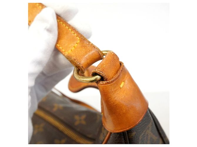 Borsa a tracolla Louis Vuitton Monogram Boulogne 35 Marrone - vista 9