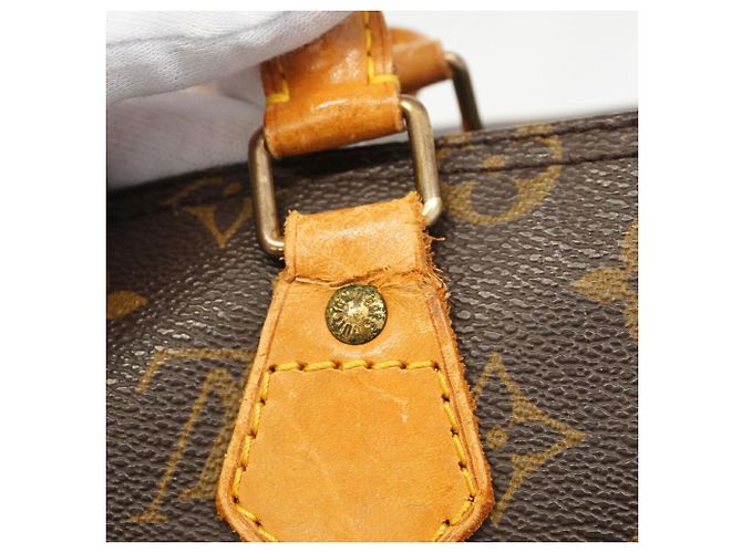 Borsa Louis Vuitton Monogram Speedy 35 Marrone - vista 8