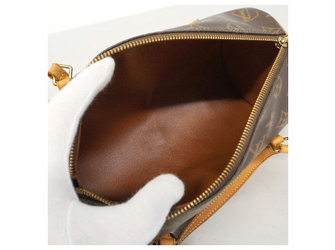 Borsa Louis Vuitton Monogram Papillon 26 Marrone - vista 5