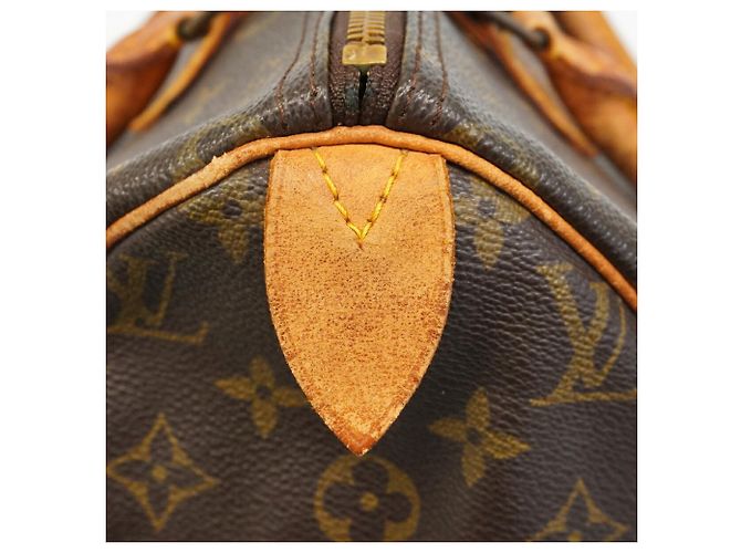 Borsa Louis Vuitton Monogram Speedy 30 Marrone - vista 5