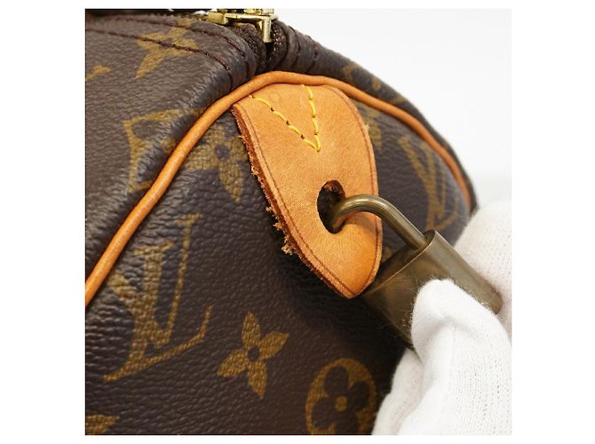 Borsa Louis Vuitton Monogram Speedy 40 Marrone - vista 10