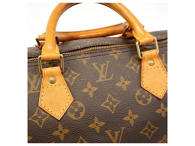 Borsa Louis Vuitton Monogram Speedy 40 Marrone - vista 11